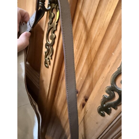 Lucky Brand ForaHo Hobo Bag in Dusty Sand Suede Macadamia Leather Mushroom Tan - Picture 10 of 16